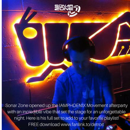 Sonar Zone opened up the IAMPHOENIX Movement afterparty with an incredible vibe that set the stage for an unforgettable night. Here is his full set to add to your favorite playlist! Turn