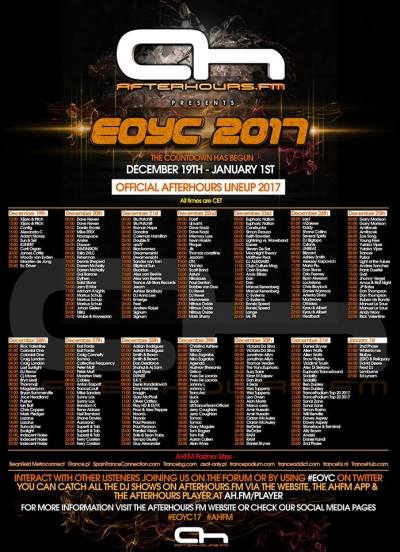 Afterhours FM EOYC2017 flyer