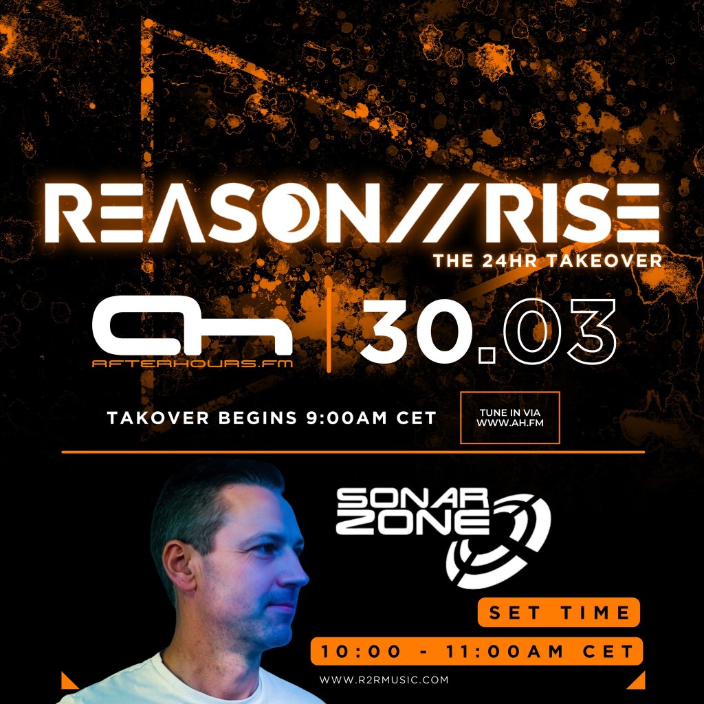 flyer for reason // rise label takeover on Afterhours.FM